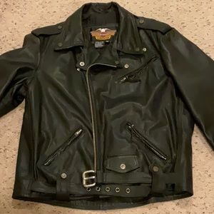 Men’s Harley Davidson leather jacket - 2XL-Long